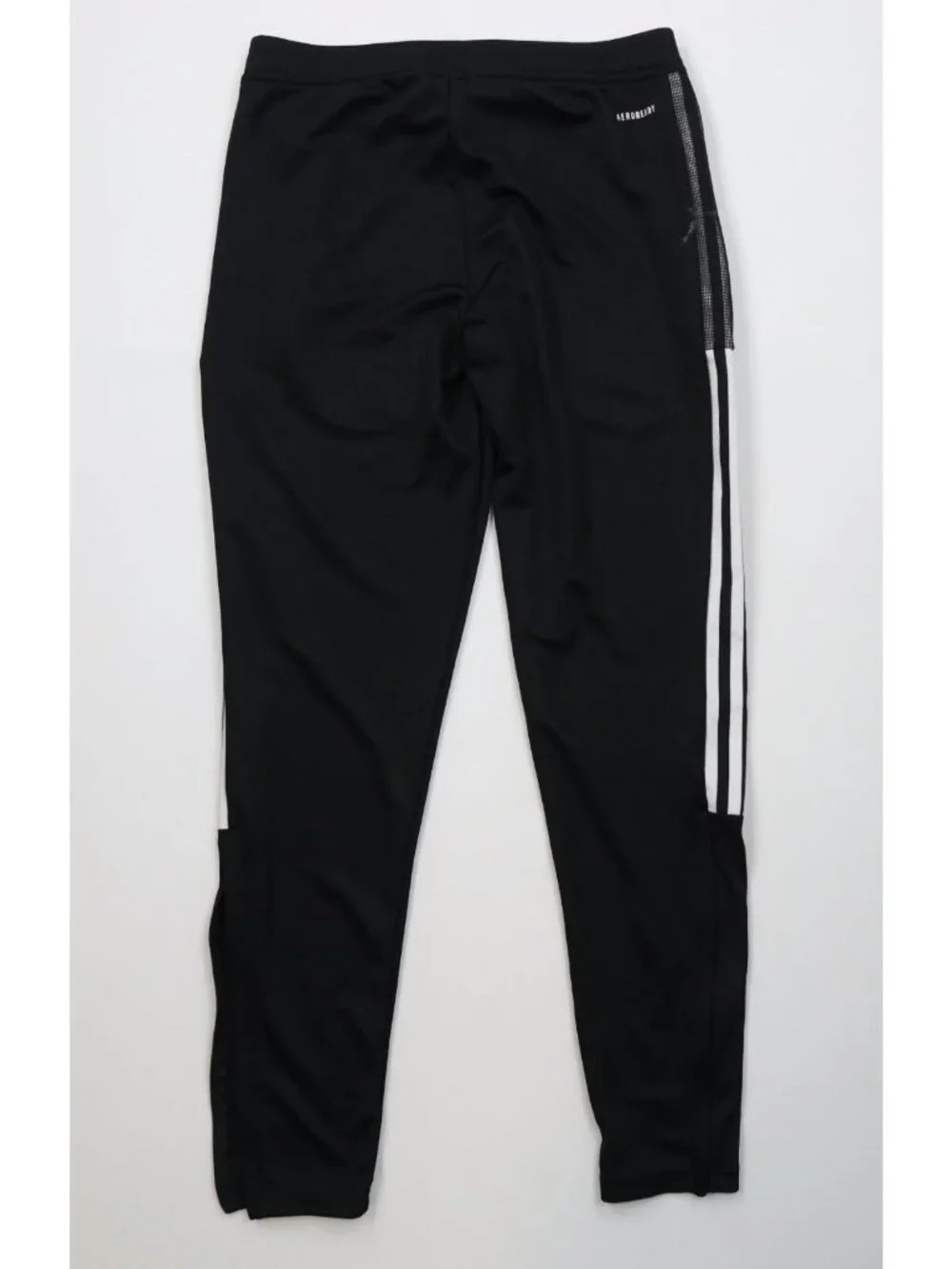 Vintage Y2K Adidas Mens Small Striped Tapered Leg Running Soccer Warm Up Pants